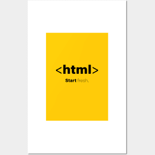 Coding Cards, Colorful Graphics Filled With HTML Coding Jokes Posters and Art